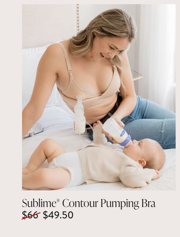 Signature Sublime® Contour Hands-Free Pumping & Nursing Bra