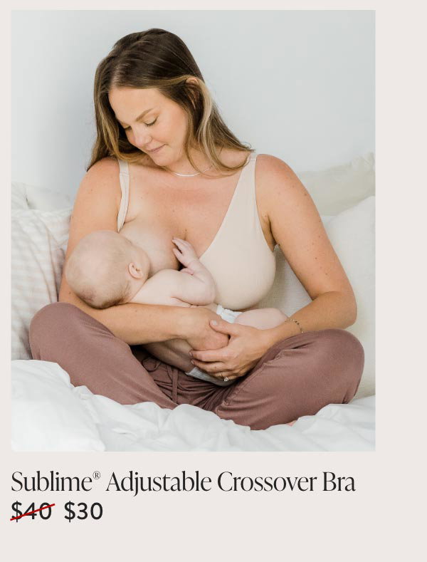 Sublime® Adjustable Crossover Nursing & Lounge Bra