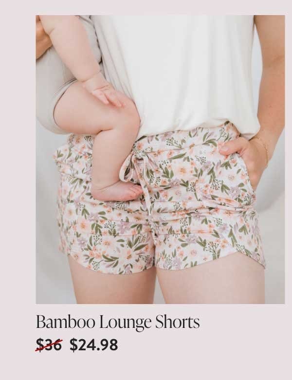 Bamboo Maternity & Postpartum Lounge Shorts