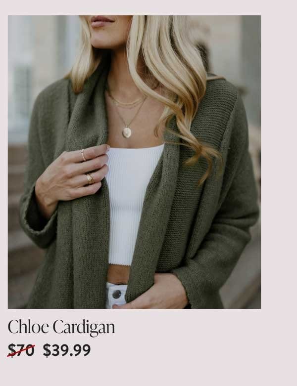 Chloe Chunky Cardigan Sweater