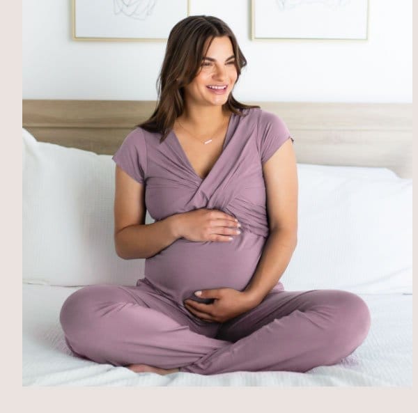 Davy Maternity & Nursing Pajama Set