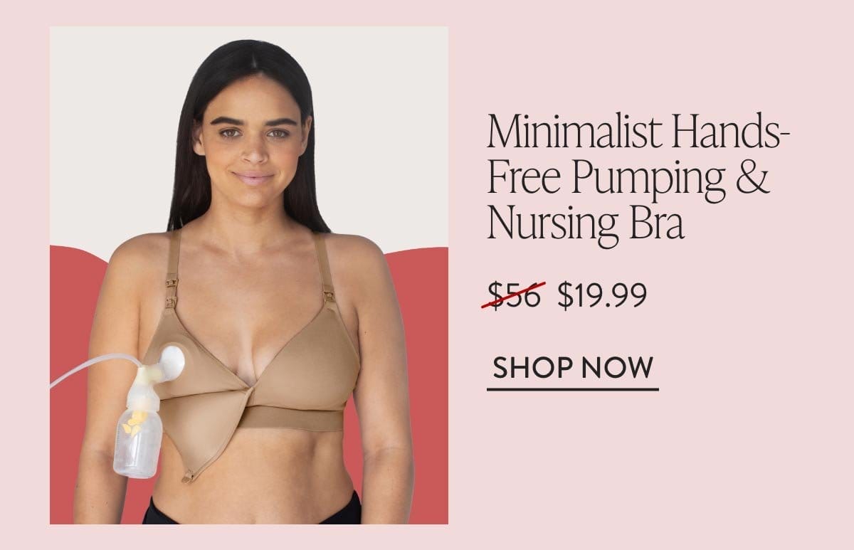 Minimalist Hands-Free Pumping & Nursing Bra