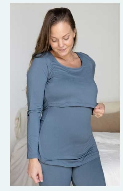 Jane Nursing Pajama Set