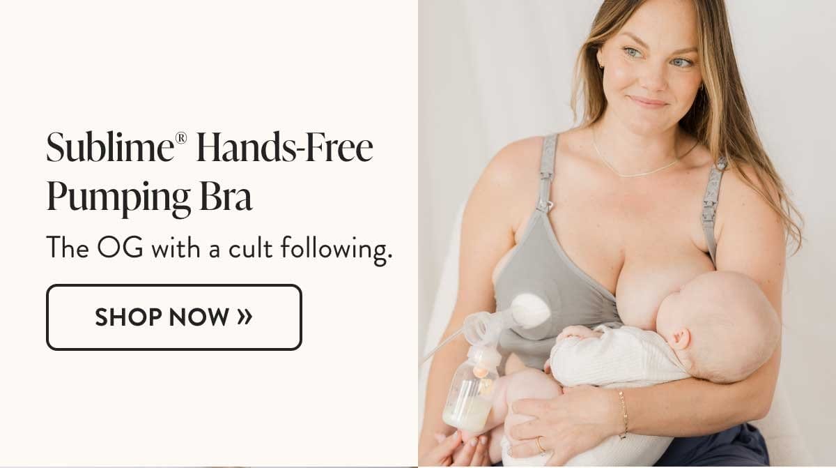 Sublime® Hands-Free Pumping & Nursing Bra