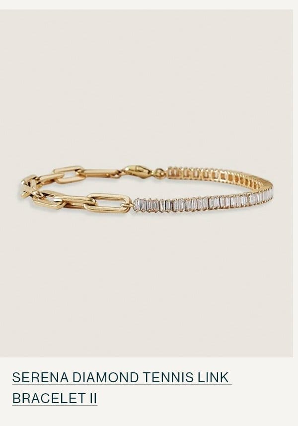 Serena Diamond Tennis Link Bracelet II