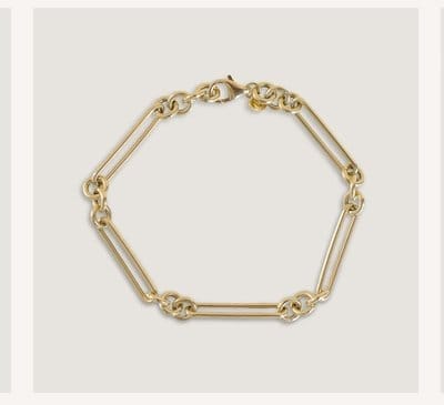 Mixed Link Chain Bracelet