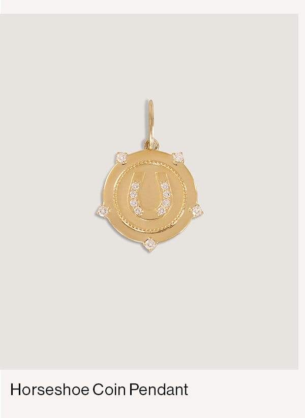 Horseshoe Coin Pendant