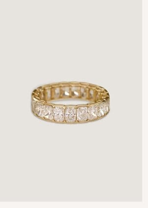 Jane Radiant Eternity Ring Diamond Yellow Gold