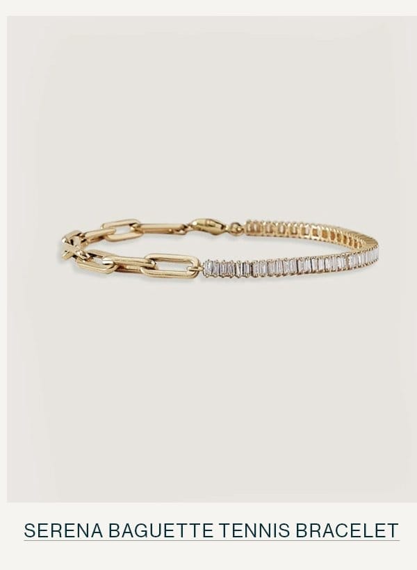 Serena Baguette Tennis Bracelet