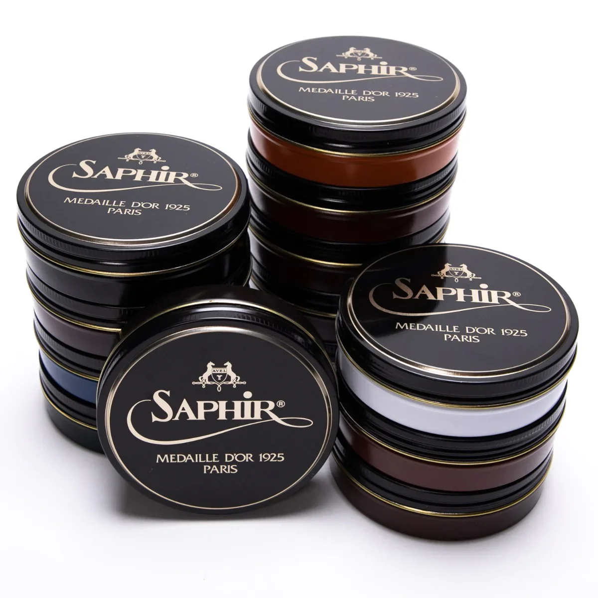 Image of Saphir Pate de Luxe Wax Shoe Polish 50 ml