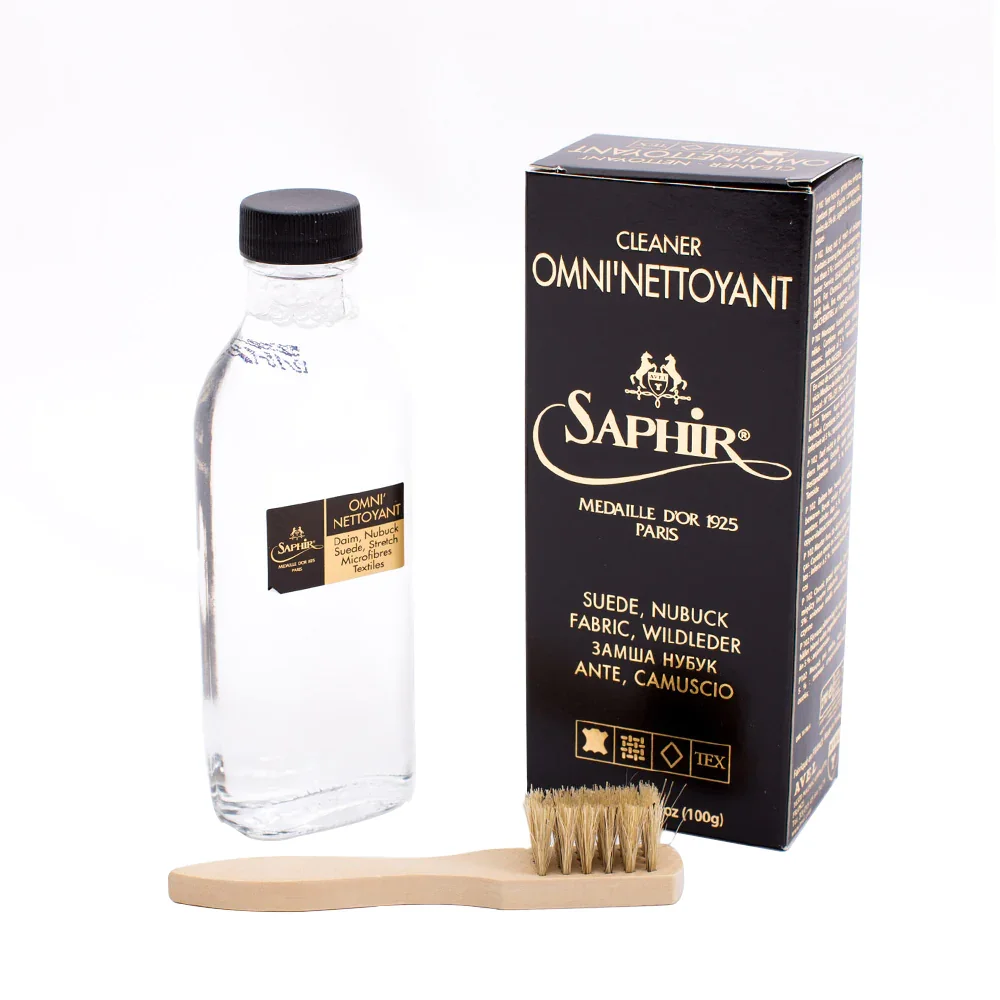 Image of Saphir Omni'Nettoyant Suede Shampoo : Suede Cleaner