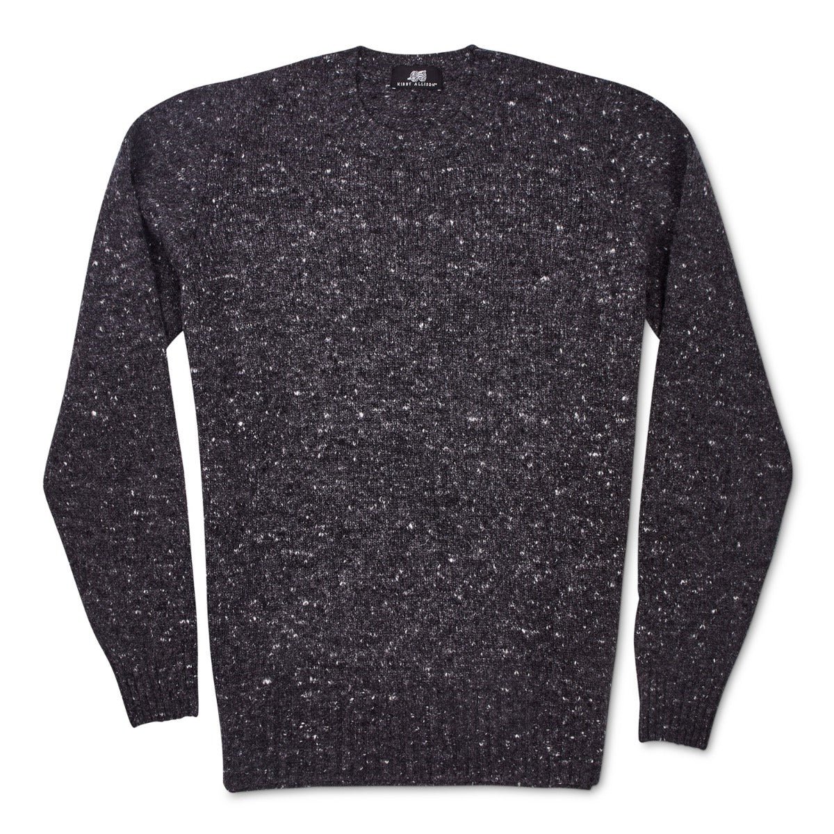Image of Sovereign Grade Grey Donegal Crew Neck Sweater