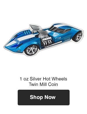 1 oz Silver Hot Wheels™ Twin Mill™ Coin (2023) 