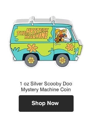 1 oz Silver Scooby Doo the Mystery Machine Coin (2023)