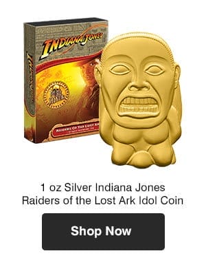 1 oz Silver Raiders of the Lost Ark™ Idol Coin (2023) 