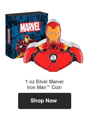 1 oz Silver Marvel Iron Man™ Coin (2023)