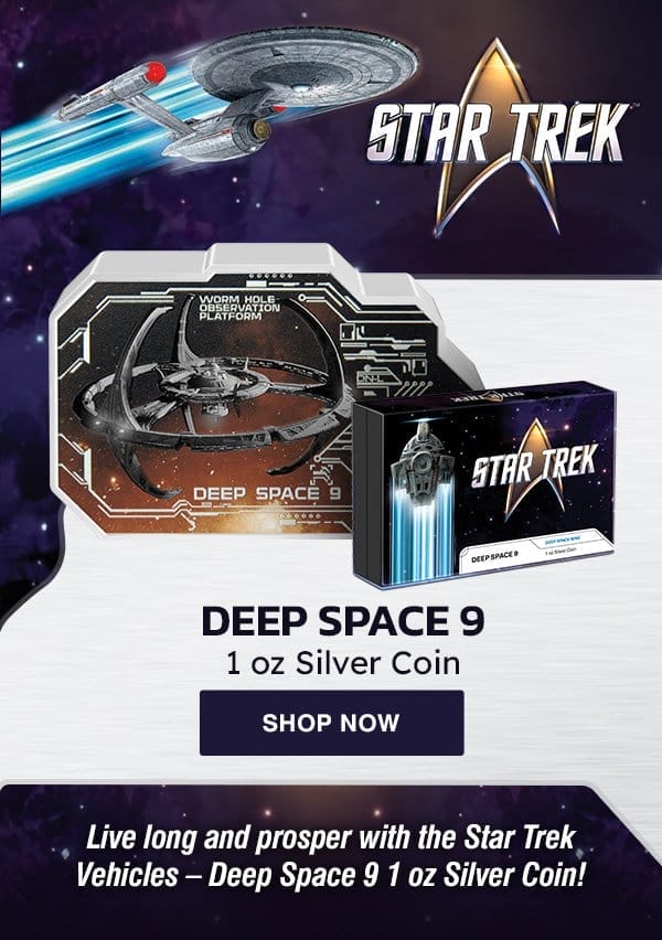 1 oz Silver Star Trek Deep Space 9 Coin