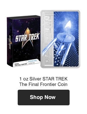 1 oz Silver Star Trek The Final Frontier Coin (2024) 