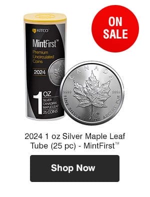 2024 MintFirst™ Silver Maple Leaf Coins (25 pcs)