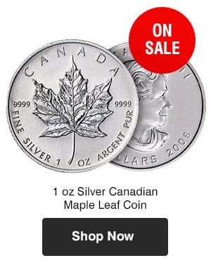 1 oz Canadian Silver Maple Leaf Coin