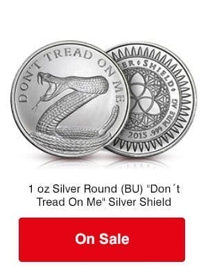 1 oz Silver Round - Don't Tread On Me.