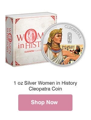 1 oz Silver Women in History Cleopatra Coin (2023) 