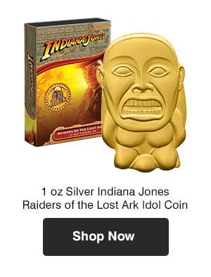  1 oz Silver Raiders of the Lost Ark™ Idol Coin 