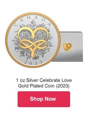 1 oz Silver Celebrate Love Coin (2023)