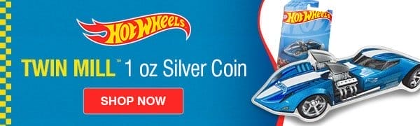 1 oz Silver Hot Wheels Twin Mill Coin