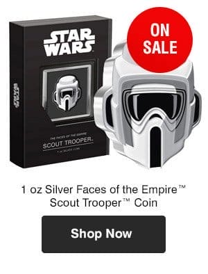1 oz Silver Faces of the Empire™ Scout Trooper™ Coin