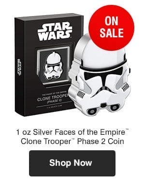 1 oz Silver Faces of the Empire™ Clone Trooper™ 2 Coin