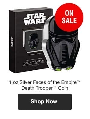 1 oz Silver Faces of the Empire™ Death Trooper™ Coin