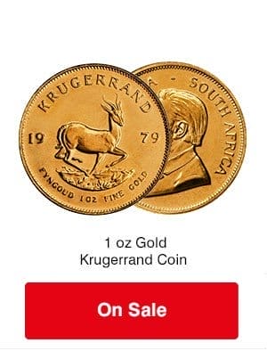 1 oz Gold Krugerrand on sale!