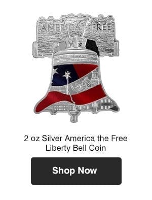 2 oz Silver America the Free Liberty Bell Coin (2023)