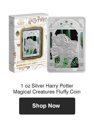  1 oz Silver Harry Potter Magical Creatures Fluffy Coin 