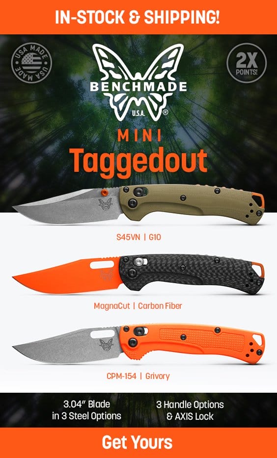 Benchmade Hunt Taggedout Folding Knives