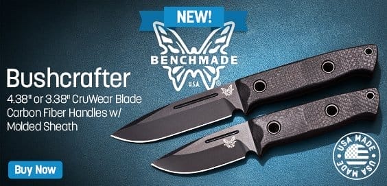 Benchmade CruWear and Carbon Fiber Bushcrafters