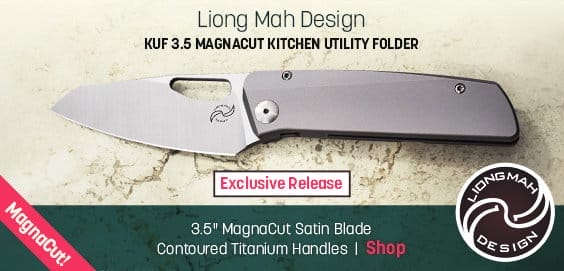 Liong Mah Designs KUF 3.5 Kitchen Utility Front Flipper Knife