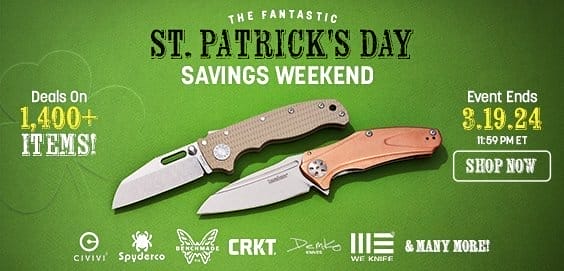 St. Patrick's Day Savings Weekend