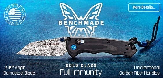 Benchmade 290-241 Gold Class Full Immunity AXIS Folding Knif