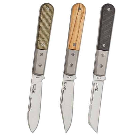 LionSteel Roudhead, Shuffler and Dom Barlow Knives