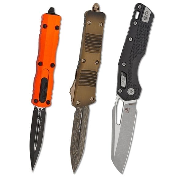 Microtech OTF Autos, Folders, Fixed Blades and More