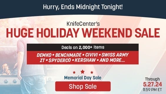 Memorial Day Weekend Sale Ends Midnight Tonight