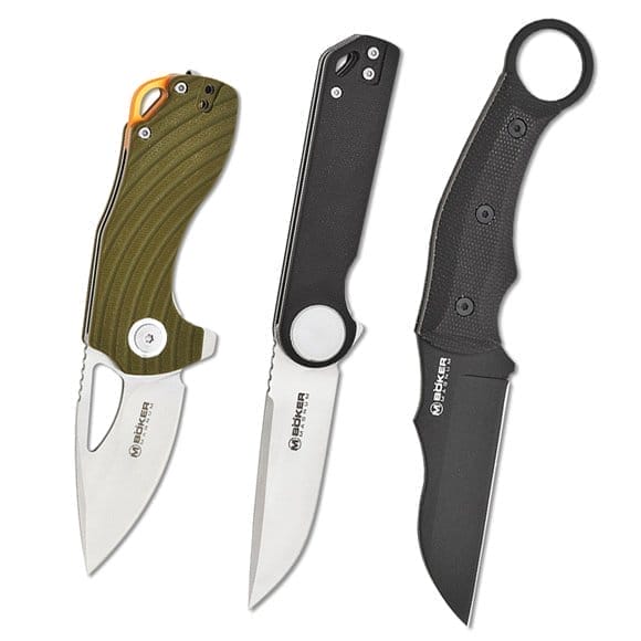 Boker Magnum Flippers and Fixed Blades