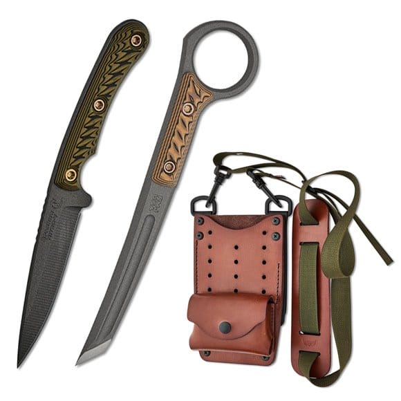 RMJ Fixed Blades, Pry Tools and Tomahawk Carry Rigs