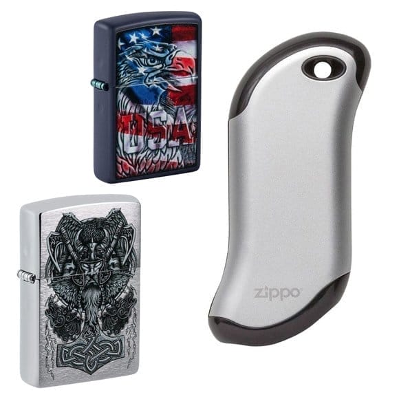 Zippo Lighters and Rechargeable Hand Warmer