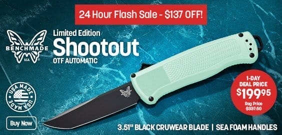 Benchmade Shootout Flash Sale