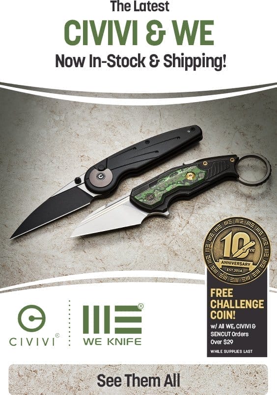 New WE and CIVIVI Knives