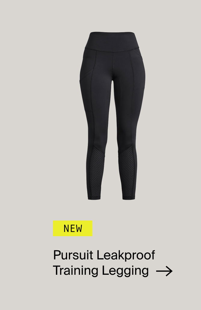 NEW: Pursuit Leakproof Training Legging.