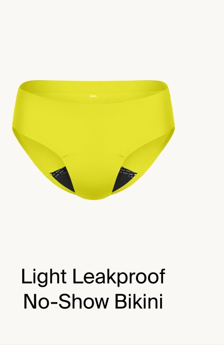 Light Leakproof No-Show Bikini